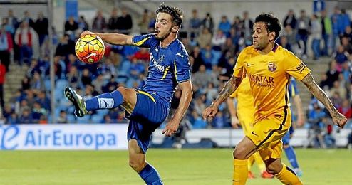 Sarabia, durante un partido ante el Barcelona. Sarabia, durante un partido ante el Barcelona.