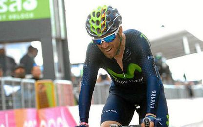 Valverde fue tercero en la etapa. Valverde fue tercero en la etapa.