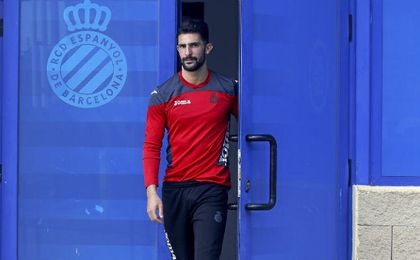 Álvaro, jugador del Espanyol. Álvaro, jugador del Espanyol.
