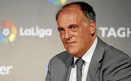 Javier Tebas, presidente de LaLiga. Javier Tebas, presidente de LaLiga.