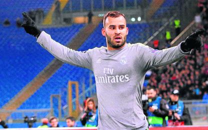 Jesé Rodríguez celebra uno de los seis goles que consiguió durante la temporada 15/16 con el Real Madrid, aunque sólo disputó 1.252 minutos, repartidos en 38 partidos, donde llegó a brindar ocho asistencias. Jesé Rodríguez celebra uno de los seis goles que consiguió durante la temporada 15/16 con el Real Madrid, aunque sólo disputó 1.252 minutos, repartidos en 38 partidos, donde llegó a brindar ocho asistencias.