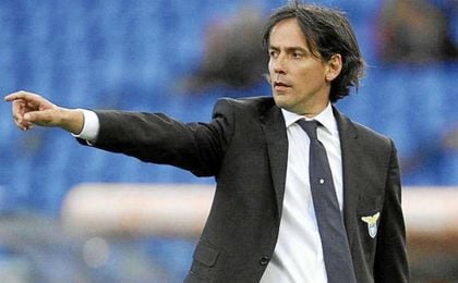Simone Inzaghi, entrenador de la Lazio. Simone Inzaghi, entrenador de la Lazio.