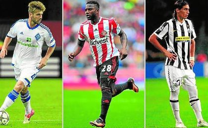 Miguel Veloso, Sessègnon y Martín Cáceres representan algunas de las opciones más atractivas del mercado de los jugadores libres. Miguel Veloso, Sessègnon y Martín Cáceres representan algunas de las opciones más atractivas del mercado de los jugadores libres.
