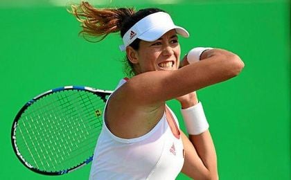 Garbiñe Muguruza ha jugado este martes un partido al que no entró en ningún momento. Garbiñe Muguruza ha jugado este martes un partido al que no entró en ningún momento.