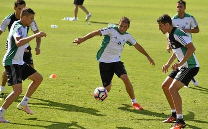 El portuense, en un entrenamiento. El portuense, en un entrenamiento.