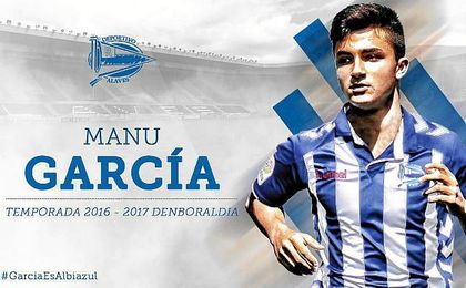 García es una incorporación oficial del C.D. Alavés. García es una incorporación oficial del C.D. Alavés.