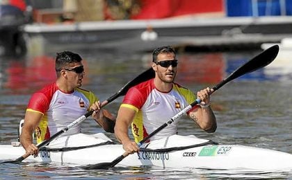Los españoles Cristian Toro y Saúl Craviotto. Los españoles Cristian Toro y Saúl Craviotto.