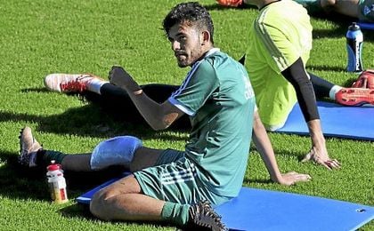 Dani Ceballos, en un entrenamiento de la pasada temporada. Dani Ceballos, en un entrenamiento de la pasada temporada.