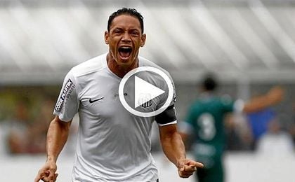 Así se las gasta Ricardo Oliveira en la Copa de Brasil Así se las gasta Ricardo Oliveira en la Copa de Brasil