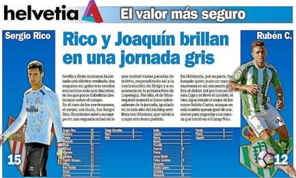Rico y Joaquín brillan en una jornada gris Rico y Joaquín brillan en una jornada gris