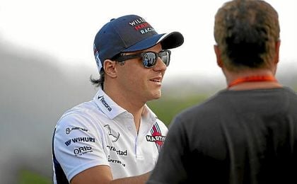 Massa, en el Gran Premio de Bélgica. Massa, en el Gran Premio de Bélgica.