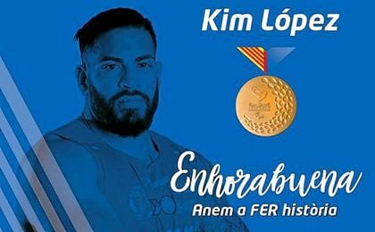 Kim López gana su primer oro en Río. Kim López gana su primer oro en Río.