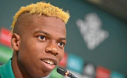 Charly Musonda, en sala de prensa. Charly Musonda, en sala de prensa.