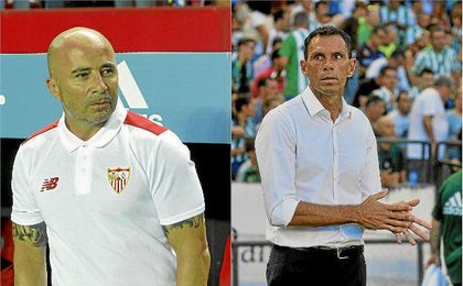 Jorge Sampaoli y Gustavo Poyet se estrenan en un derbi Jorge Sampaoli y Gustavo Poyet se estrenan en un derbi