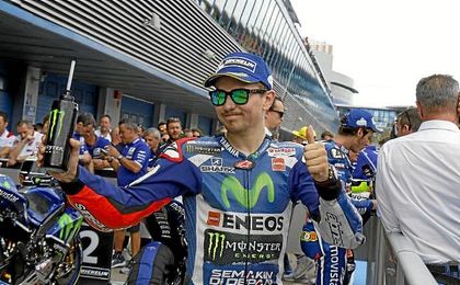 Jorge Lorenzo, tras el GP de España. Jorge Lorenzo, tras el GP de España.
