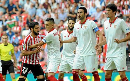 Imagen del Athletic Club-Sevilla en San Mamés. Imagen del Athletic Club-Sevilla en San Mamés.