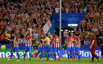 El Atlético de Madrid venció en el Vicente Calderón por 1-0 al Bayern de Múnich de Ancelotti El Atlético de Madrid venció en el Vicente Calderón por 1-0 al Bayern de Múnich de Ancelotti