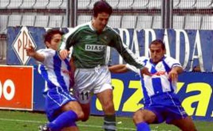 Unai Emery en su etapa como jugador. Unai Emery en su etapa como jugador.
