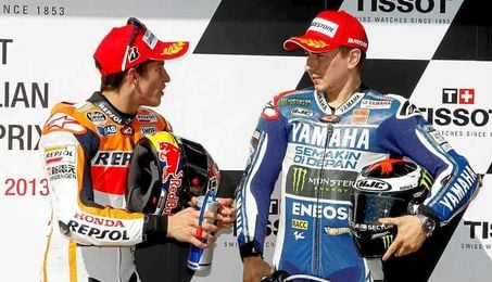 Lorenzo comenta las virtudes de su rival durante la temporada. Lorenzo comenta las virtudes de su rival durante la temporada.