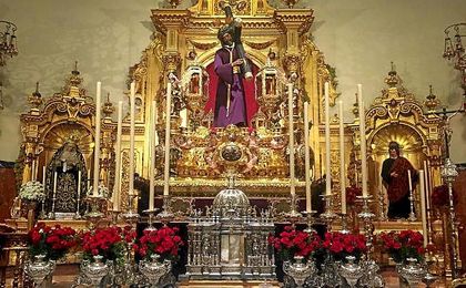 El Gran Poder ya espera en su paso la salida extraordinaria. El Gran Poder ya espera en su paso la salida extraordinaria.
