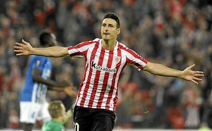 En la actual temporada, y con 13 partidos disputados, Aduriz acumula ya diez goles. En la actual temporada, y con 13 partidos disputados, Aduriz acumula ya diez goles.