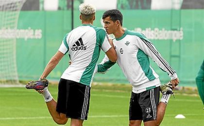 Jonas Martin y Mandi, en un entrenamiento. Jonas Martin y Mandi, en un entrenamiento.