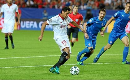 Ganso dio un salto de calidad ante el Dinamo de Zagreb. Ganso dio un salto de calidad ante el Dinamo de Zagreb.