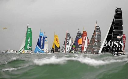 La salida de la Vendée Globe, será seguida, en directo, por casi un millón de personas. La salida de la Vendée Globe, será seguida, en directo, por casi un millón de personas.