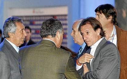 Alfonso, en el palco vip del Bernabéu. Alfonso, en el palco vip del Bernabéu.