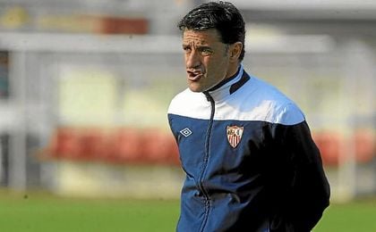 Míchel, durante su etapa en el Sevilla en la temporada 12/13. Míchel, durante su etapa en el Sevilla en la temporada 12/13.