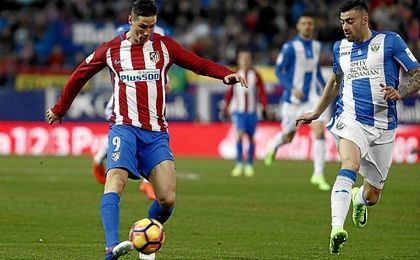 Torres marca el gol 4.500 del Atlético en Primera División Torres marca el gol 4.500 del Atlético en Primera División