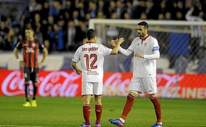 El Sevilla ha cedido este lunes en el pulso por LaLiga. El Sevilla ha cedido este lunes en el pulso por LaLiga.