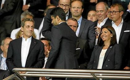 Sarkozy la lió en el Camp Nou Sarkozy la lió en el Camp Nou