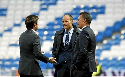 Mateu, en los momentos previos al Madrid-Betis. Mateu, en los momentos previos al Madrid-Betis.