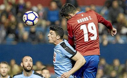 Kenan Kodro anotando con Osasuna. Kenan Kodro anotando con Osasuna.