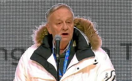 El presidente de la Federación Internacional de Esquí, Gian-Franco Kasper. El presidente de la Federación Internacional de Esquí, Gian-Franco Kasper.