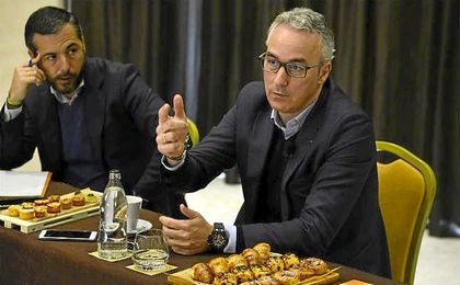 Miguel Torrecilla, durante el desayuno con los medios de comunicación. Miguel Torrecilla, durante el desayuno con los medios de comunicación.