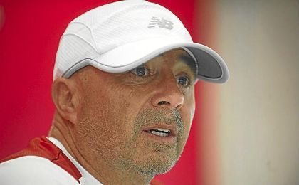 Jorge Sampaoli, en una rueda de prensa reciente. Jorge Sampaoli, en una rueda de prensa reciente.