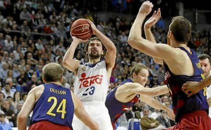 85-69. El Madrid consigue el factor campo en un clásico sin alma 85-69. El Madrid consigue el factor campo en un clásico sin alma