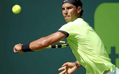 Nadal, feliz por jugar su quinta final en Miami Nadal, feliz por jugar su quinta final en Miami