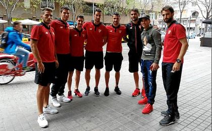 El Sevilla recibe una visita muy especial El Sevilla recibe una visita muy especial