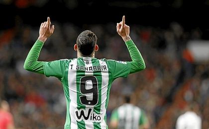 Sanabria no ha explotado en el Betis. Sanabria no ha explotado en el Betis.