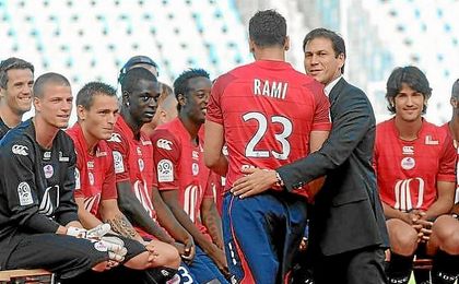 Rudi Gacía, junto a Rami en su etapa en el Lille. Rudi Gacía, junto a Rami en su etapa en el Lille.