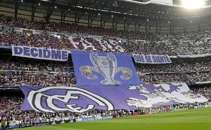 La afición del Madrid mete el dedo en la llaga colchonera La afición del Madrid mete el dedo en la llaga colchonera