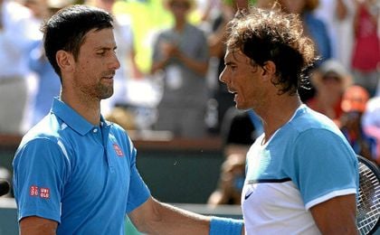 Nadal y Djokovic se miden en las semifinales del Master de Madrid. Nadal y Djokovic se miden en las semifinales del Master de Madrid.