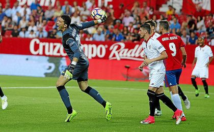 David Soria debutó con el Sevilla en Liga. David Soria debutó con el Sevilla en Liga.