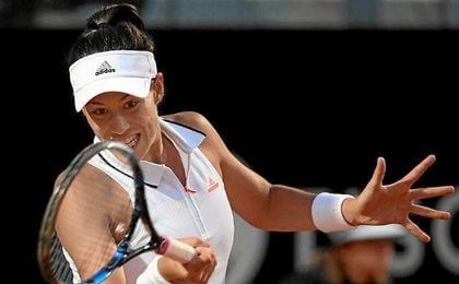Muguruza se retiró por lesión Muguruza se retiró por lesión