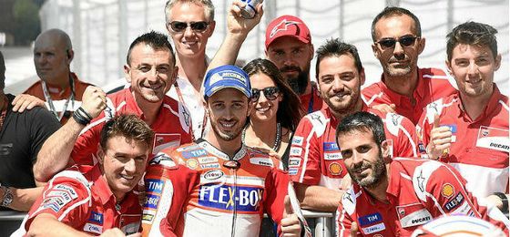 Dovizioso fue profeta en su tierra. Dovizioso fue profeta en su tierra.