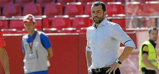 Diego Martínez, durante un partido con el Sevilla Atlético. Diego Martínez, durante un partido con el Sevilla Atlético.