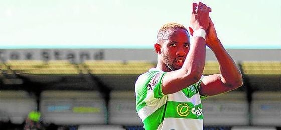El delantero Moussa Dembélé ha sumado 32 goles con la elástica del Celtic. El delantero Moussa Dembélé ha sumado 32 goles con la elástica del Celtic.